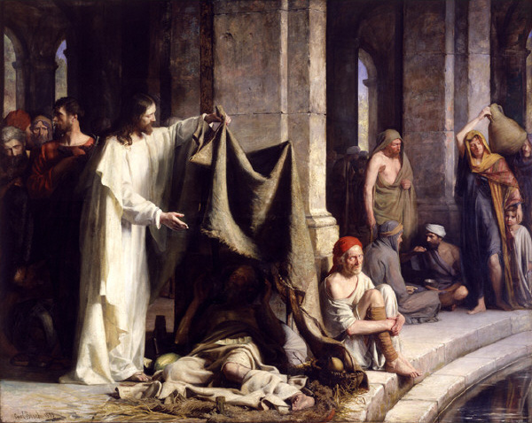 christ healing the sick